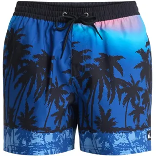 QUIKSILVER Everyday Printed Volley 15 Badeshorts Monaco Blue M