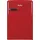 KS 15610 R Retro-Kühlschrank (108 l, 860 mm hoch, Rot)