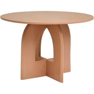 Livetastic Esstisch , Braun , Holz , Mangoholz , massiv , rund , A-Form , 76x120x120 cm , Holzmöbel, Holztische, Esstische Holz, Massivholztische