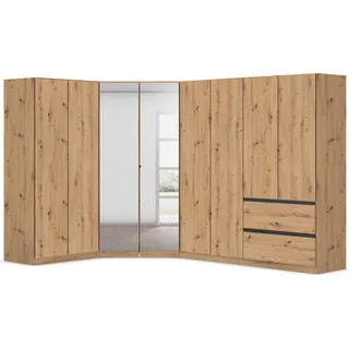 Rauch Schrank-Set »Kleiderschrank Schrank Garderobe Wäscheschrank COSTA mit Spiegel«, braun