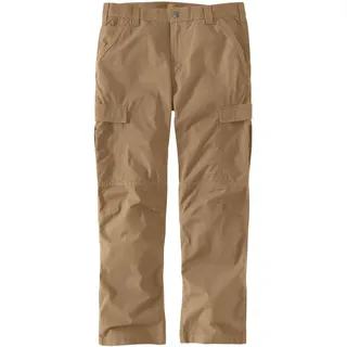 CARHARTT Relaxed Straight Cargo Hosen Dunkel Khaki 30 32