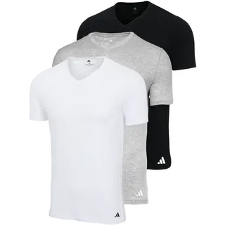 adidas Sportswear T-Shirt Active Core Cotton 3er Pack, V-Ausschnitt, Kurzarm, bequem