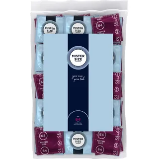 MISTER SIZE Kondome, Transparent, 64 mm
