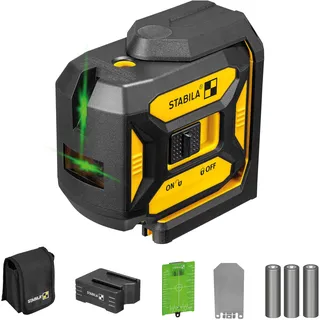 Stabila Kreuzlinien-Lot-Laser LAX 320 G, 5-teiliges Set