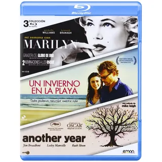 Pack: Mi Semana Con Marilyn + Un Invierno En La Playa + Another Year [Blu-Ray