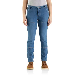 CARHARTT Double-Front, Jeans Damen Blau