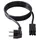 Bachmann Gerätezuleitung Kabel Schuko GST18 4m schwarz 375 005