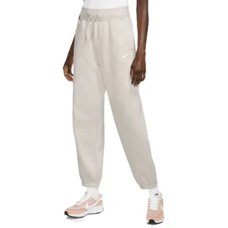 NIKE W NSW PHNX FLC HR OS Hose Damen beige M - Bunt