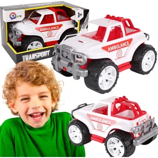 Geländewagen Krankenwagen Geländewagen Rettungsdienst Leuchtende Farben 4982