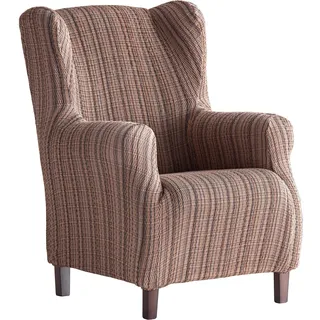 Martina Home Sesselhusse, elastisch Ohrensessel 33x42x8 cm braun