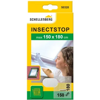 Schellenberg Fliegengitter für Dachfenster mit Reißverschluss 150 x 180 cm Weiß