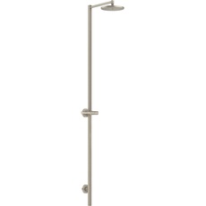 Bild Axor Starck Nature Duschsäule mit Kopfbrause 240 1jet, ohne Handbrause, Aufputzmontage, 12671, Farbe: Brushed Nickel