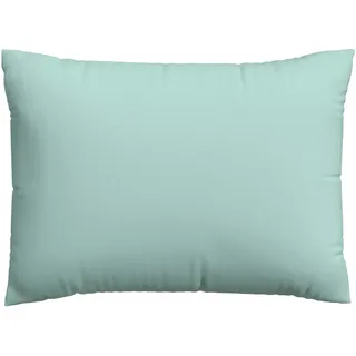 Schlafgut Kopfpolsterbezug , Türkis , Textil , Uni , 70x90 cm , Grüner Punkt, Textiles Vertrauen - Oeko-Tex®, AZO-frei, Oeko-Tex® Made IN Green , bügelleicht, bügelfrei , Heimtextilien, Bezüge, Polsterbezüge
