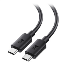 Cable Matters 20Gbps USB C auf USB C Kabel 0,9m (Ladekabel USB C, Schnellladekabel USB C) mit 4K 120Hz / 8K 30Hz Video Auflösung und 240W PD - in Schwarz 0,9 Meter