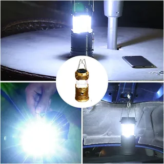 Solar Camping Laterne Klapp Taschenlampe Outdoor Hängen Lichter Tragbare Notfall Lampe Zelt Wiederaufladbare