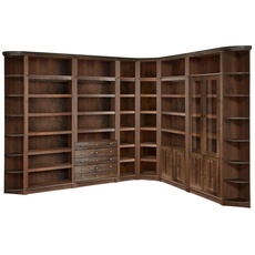 Bild Bücherregal »Soeren«, aus massiver Kiefer, in 2 Höhen, Tiefe 29 cm, mit viel Stauraum, braun