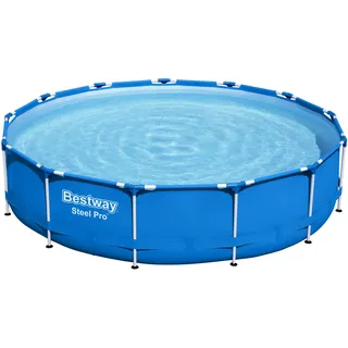 BESTWAY Steel Pro 396 x 84 cm inkl. Filterpumpe und Reparaturset