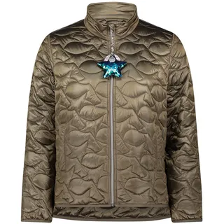 Steppjacke CARTOON "Steppjacke mit Eingrifftaschen", Damen, Gr. 38, grün (dusky grün), Obermaterial: 100% Polyamid PA., Jacken Steppjacke