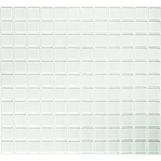 Glasmosaik Fliese weis mit grünstich Bad Küche WC Wand Dusche WB60-0102 1Matte