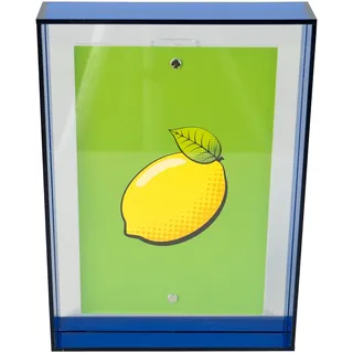 queence Bilderrahmen »Wechselrahmen blau« für 1 Bilder 1 Stk. tlg. Stylischer Neon Rahmen für Fotos und Bilder in 10x15cm, blau