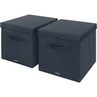 Leitz Aufbewahrungsbox 33,5 x 38,8 x 7,5 cm 2-tlg. grau