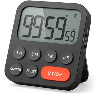 LIORQUE Digitaler Küchentimer Eieruhr Timer Magnetisch Stoppuhr