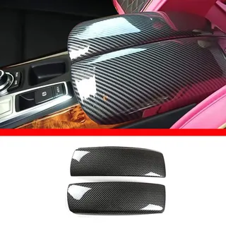 Mittelkonsole Armlehnen-Abdeckung aus ABS-Kunststoff, für X5 E70 X6 E71 2007–2013, Auto-Innenzubehör