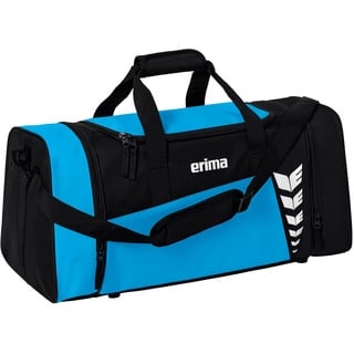 Erima Six Wings Sporttasche, Curacao/schwarz, M