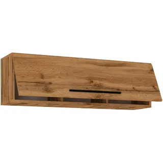 Wandregal VCM "Holz Wandregal Wandschrank Klappschrank Arila L", braun (honig, eiche), B:95cm T:30cm, Regale, Wandregal