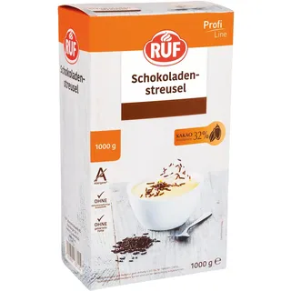 RUF Lebensmittelwerk KG RUF Schokoladen Streusel perfekt zum Garnieren von Desserts 1000g
