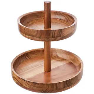 Butlers Etagere Acacia , Braun , Holz , 27 cm , Geschirr, Tischkultur & Serviergeschirr, Etageren