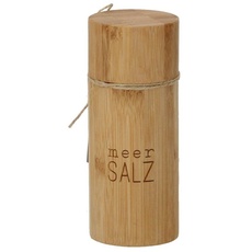 Bild Salzmühle Meer Salz Bambus