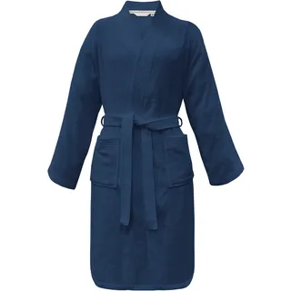 Tom Tailor Bademantel Kimono COLOR BATH Blau XL