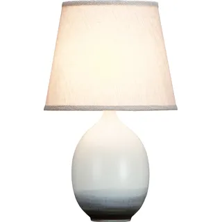 Fine Asianliving Chinesische Tischlampe Porzellan mit Lampenschirm E27 Orientalische Tischleuchte Keramik Nachttischlampen Schlafzimmer Wohnzimmer