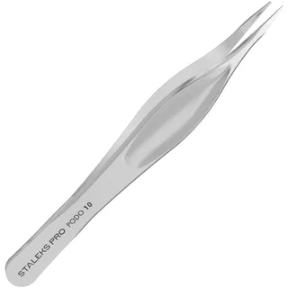 Staleks Splitter-Pinzette STALEKS EXPERT TP-10, gerade geriffelte Spitzen