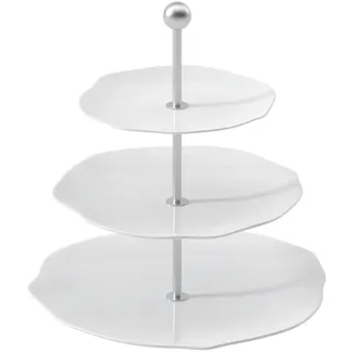 Villeroy & Boch Etagere , Keramik , Uni , organisch , 27 cm , hitzebeständig , Geschirr, Tischkultur & Serviergeschirr, Etageren