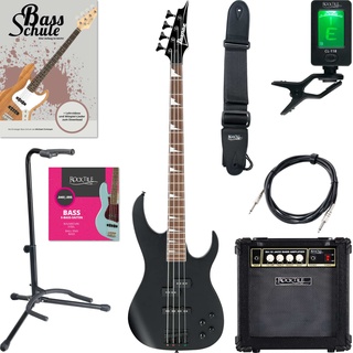 Ibanez RGB300-BKF E-Bass Black Flat Starter Set