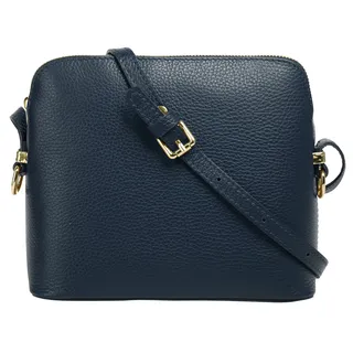 Cluty Umhängetasche Leder Blue
