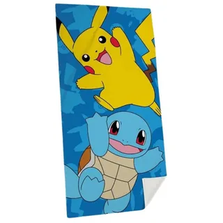 Kids Euroswan Pokémon Kinderhandtuch 70 x 140 cm blau