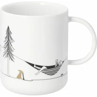 räder Camping-Tasse aus Porzellan mit Relief, Kollektion Hobby