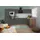 Winkelküche L-Form 340 x 172 cm Grau Eiche