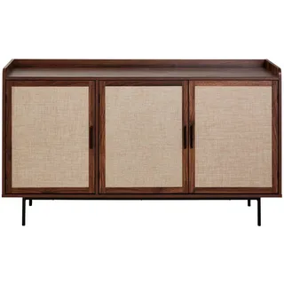 CaliCosy Sideboard 39,5 x 79 x 140 cm Nussbaumfarben