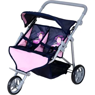 Knorrtoys Knorrtoys® »Duo Puppen-Doppel-Kinderwagen