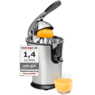 Princess Master Juicer Pro Elektrische Zitruspresse silber