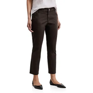 Street One 7/8 Slim Leg Hose im Satin-Look deep Earth 44