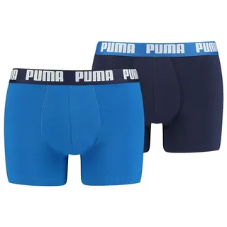 Puma Boxershorts unifarben blau XL 2er Pack