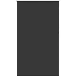 vidaXL Verdunkelungsrollo Schwarz 125x210 cm Stoffbreite 121,6 cm - Schwarz