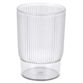 Urban Living Samba Glas aus Kunststoff, 350 ml, Durchmesser 7,7 cm x Höhe 11 cm, transparent