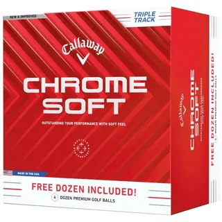 Callaway Chrome Soft 2024 Triple Track – 4 für 3 Stück