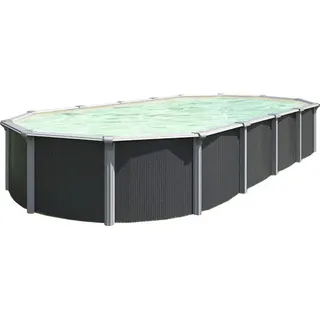 Aufstellpool Stahlwandpool-Set Green Line Evolution oval 760x390x132 cm inkl. Sa